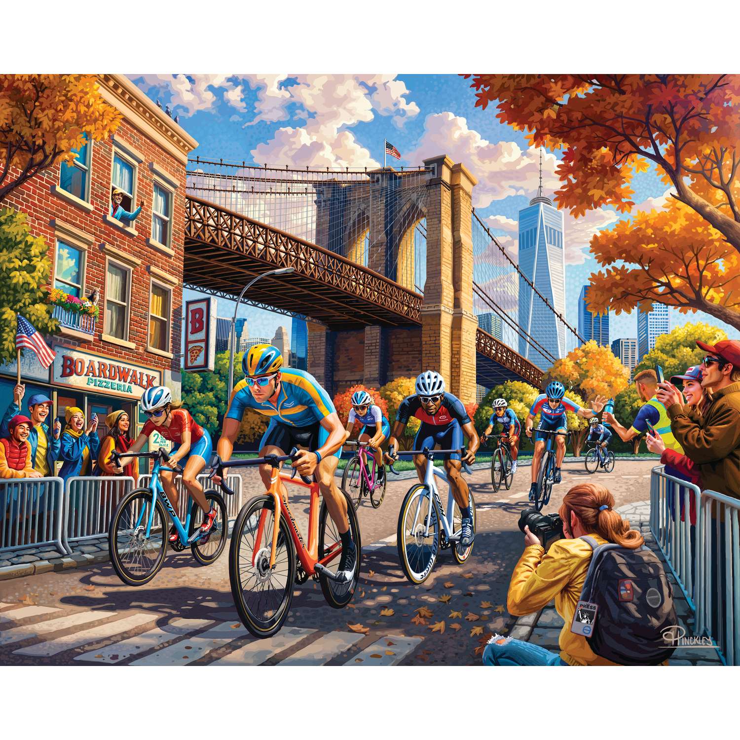 Bike Race | 210 Piece Personal Puzzle