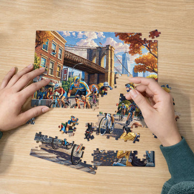 Bike Race | 210 Piece Personal Puzzle