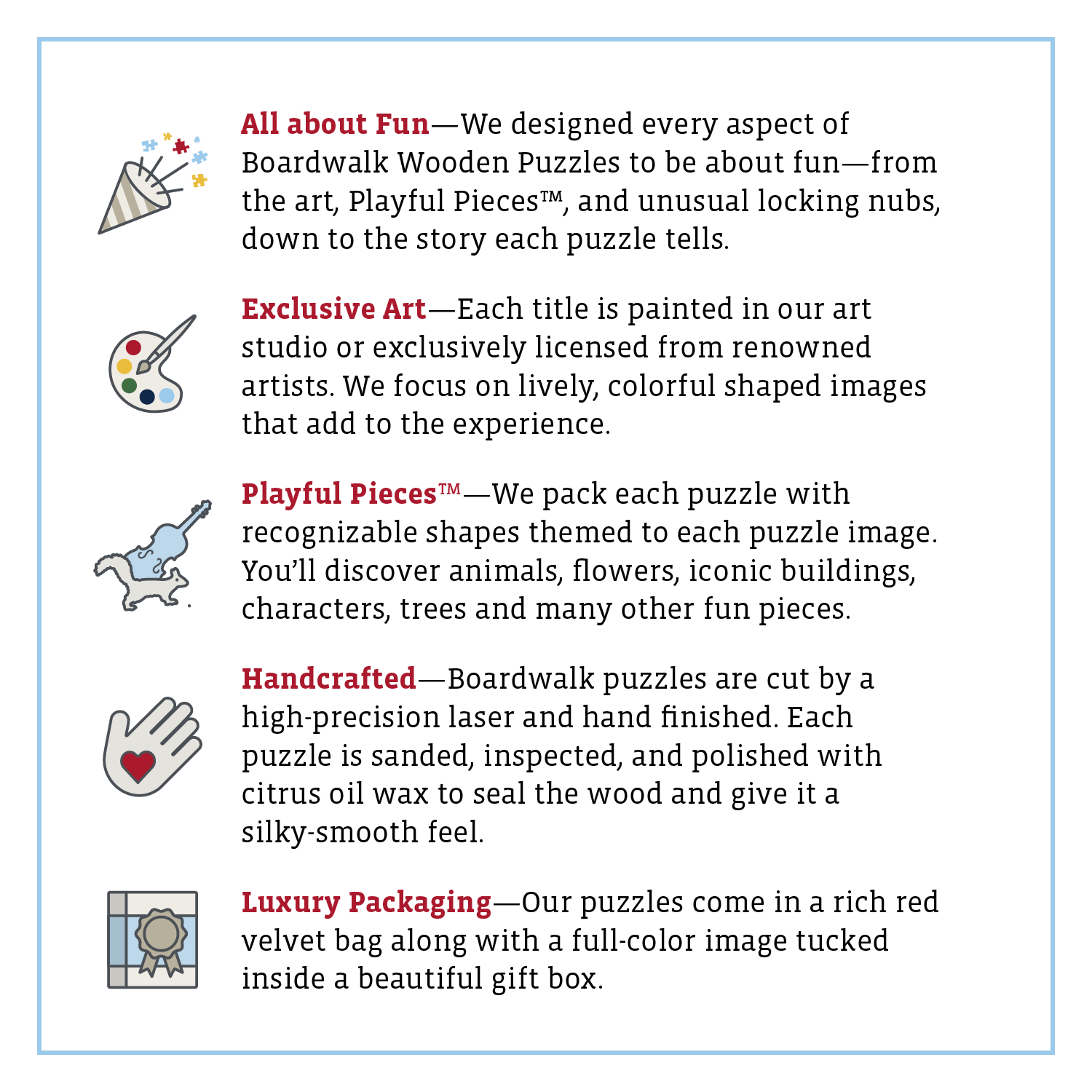 San Juan, Puerto Rico | Luxury Wood Puzzle