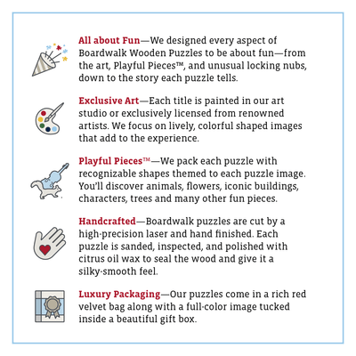 American Christmas Tree | Luxury Wood Puzzle