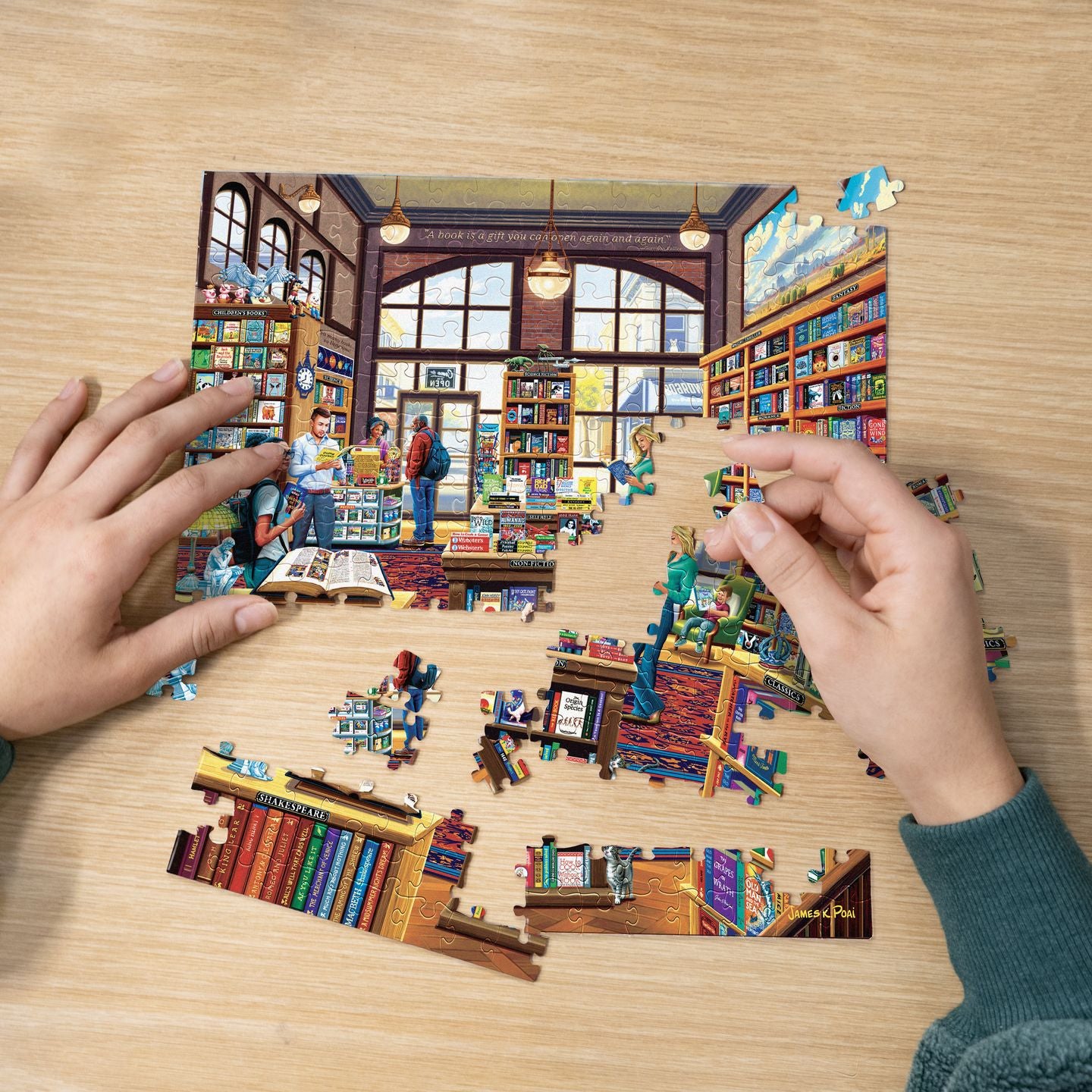 Bookshop | 210 Piece Personal Puzzle