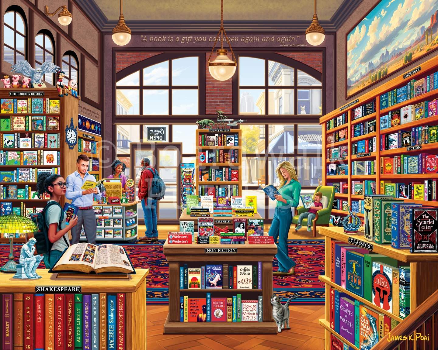 Bookshop | 210 Piece Personal Puzzle