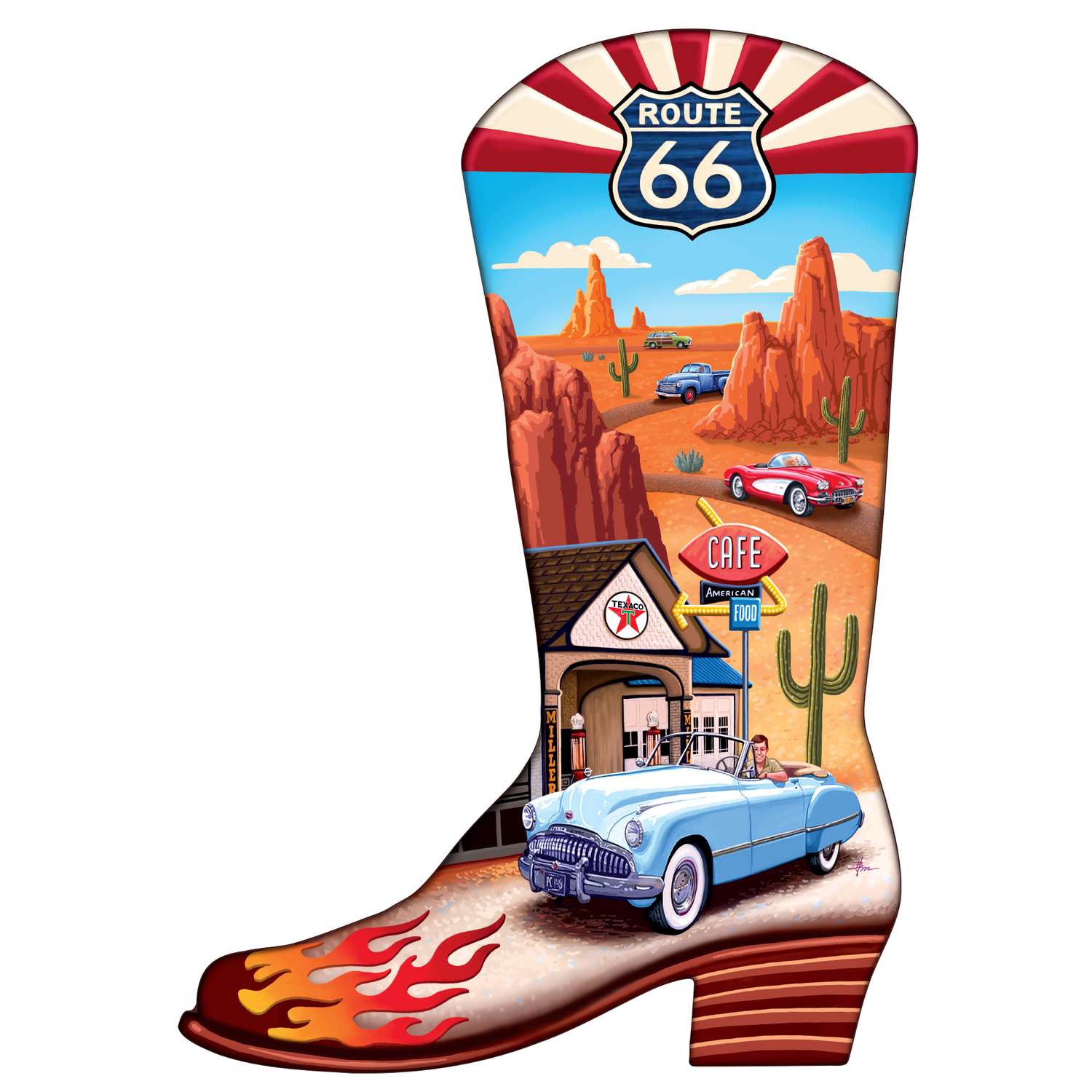 Boot 66 | Luxury Wood Puzzle