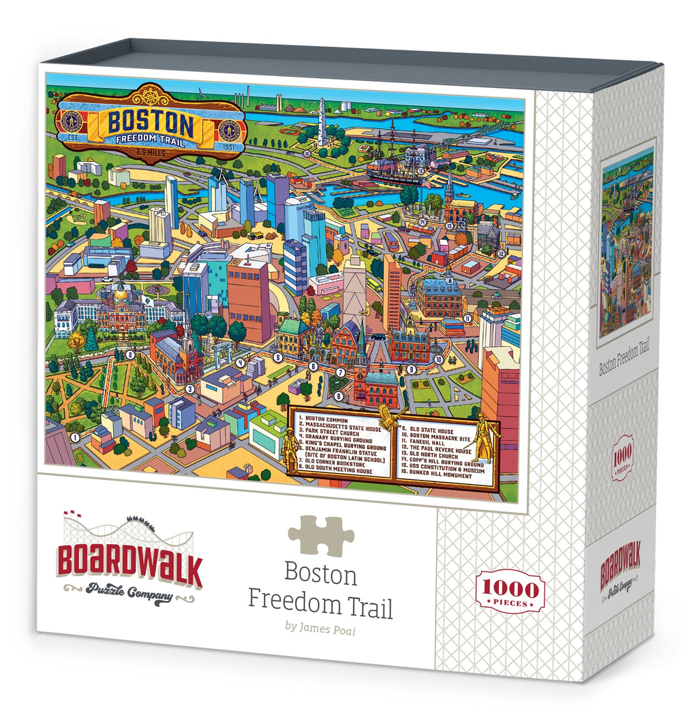 Boston Freedom Trail - 1000 Piece