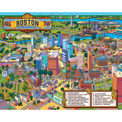 Boston Freedom Trail | 1000 Piece