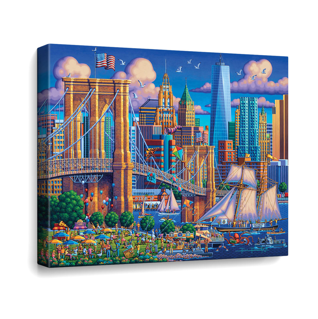 Brooklyn Bridge - Fine Art | Dowdle Folk Art