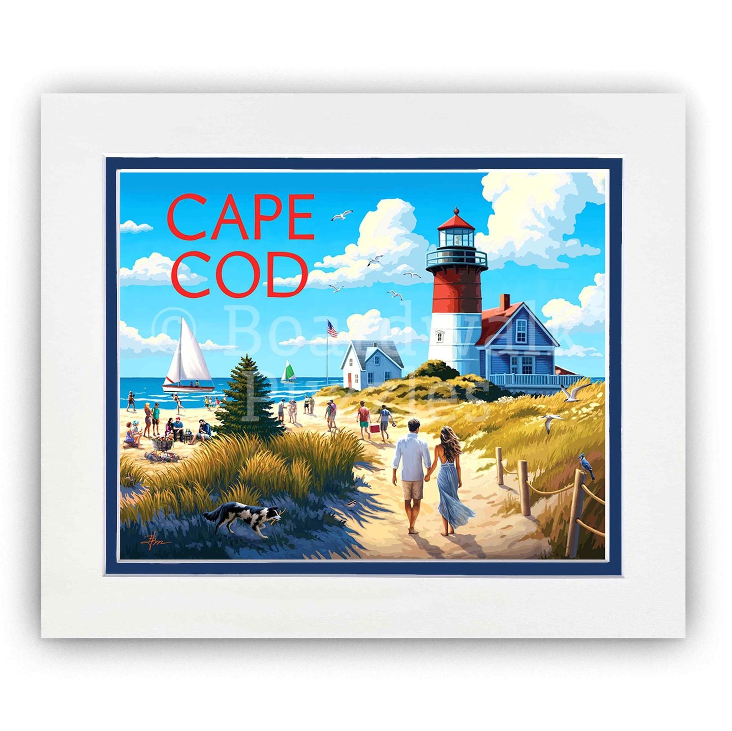 Cape Cod - Boardwalk Fine Art