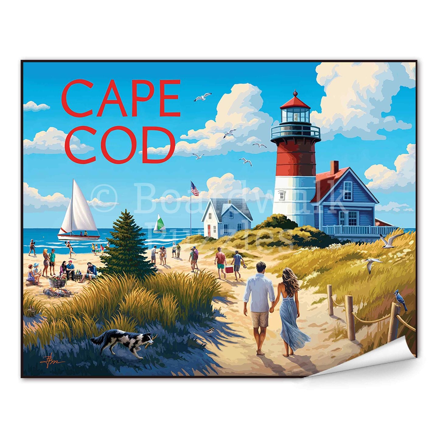 Cape Cod - Boardwalk Fine Art