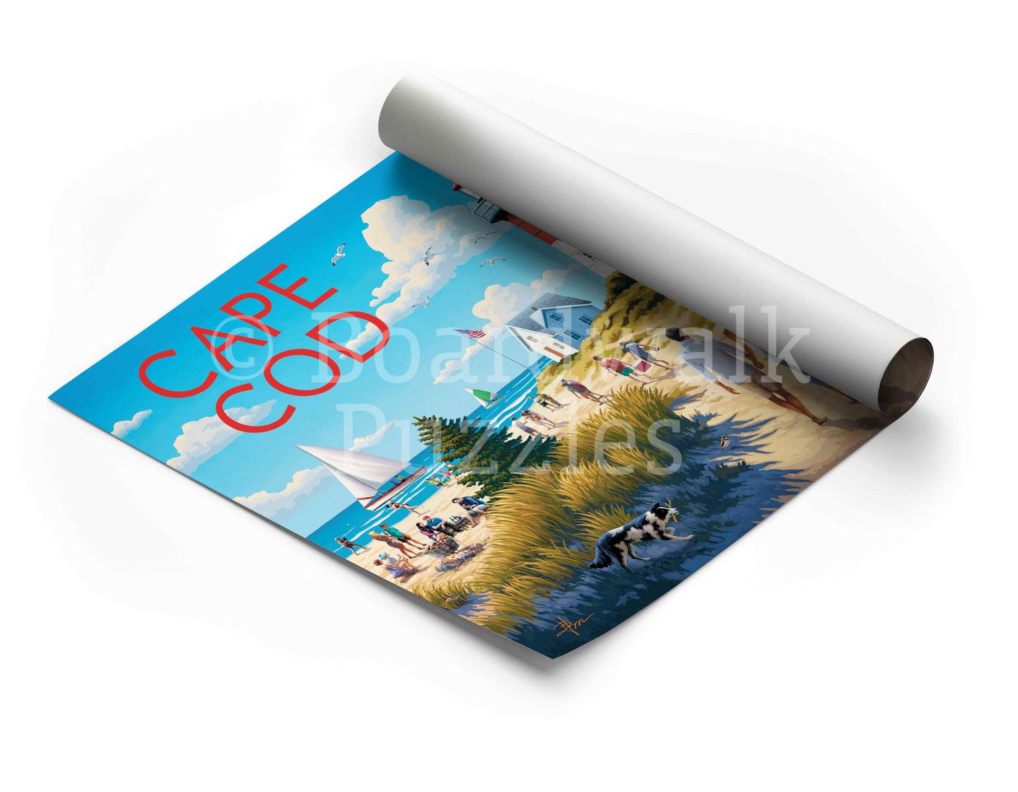 Cape Cod - Boardwalk Fine Art