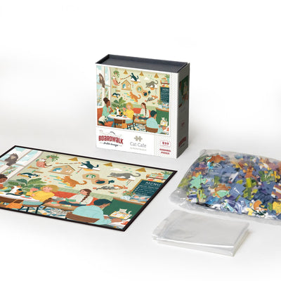 Cat Cafe | 210 Piece Personal Puzzle