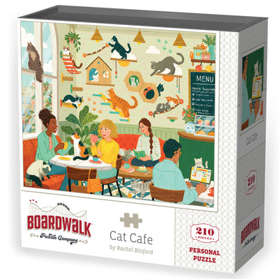Cat Cafe | 210 Piece Personal Puzzle