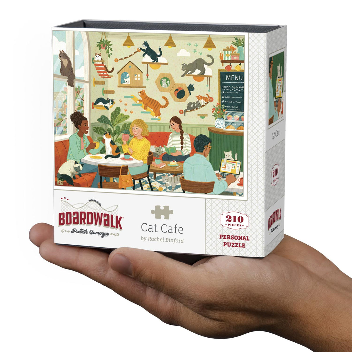 Cat Cafe | 210 Piece Personal Puzzle