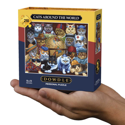 Cats Around the World | 210 Piece Personal Puzzle
