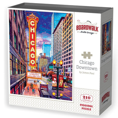 Chicago Downtown | 210 Piece Personal Puzzle