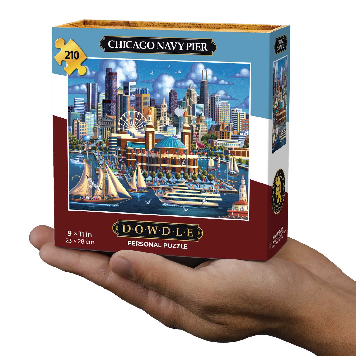 Chicago Navy Pier | 210 Piece Personal Puzzle