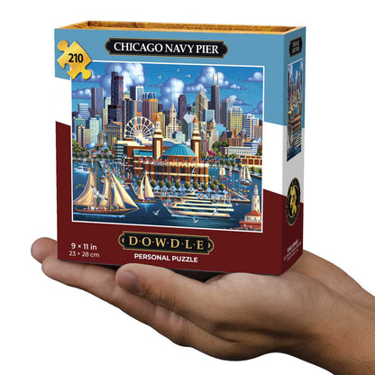 Chicago Navy Pier | 210 Piece Personal Puzzle