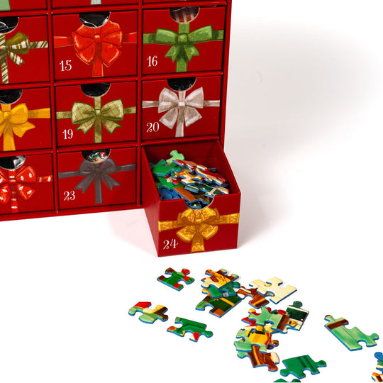 Christmas Holiday Traditions Puzzle Advent Calendar