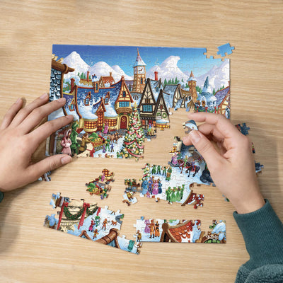 Christmas Village | 210 Piece Personal Puzzle