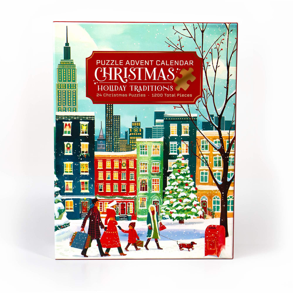 Christmas Holiday Traditions Puzzle Advent Calendar