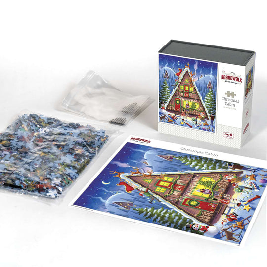 Christmas Cabin - 500 Piece