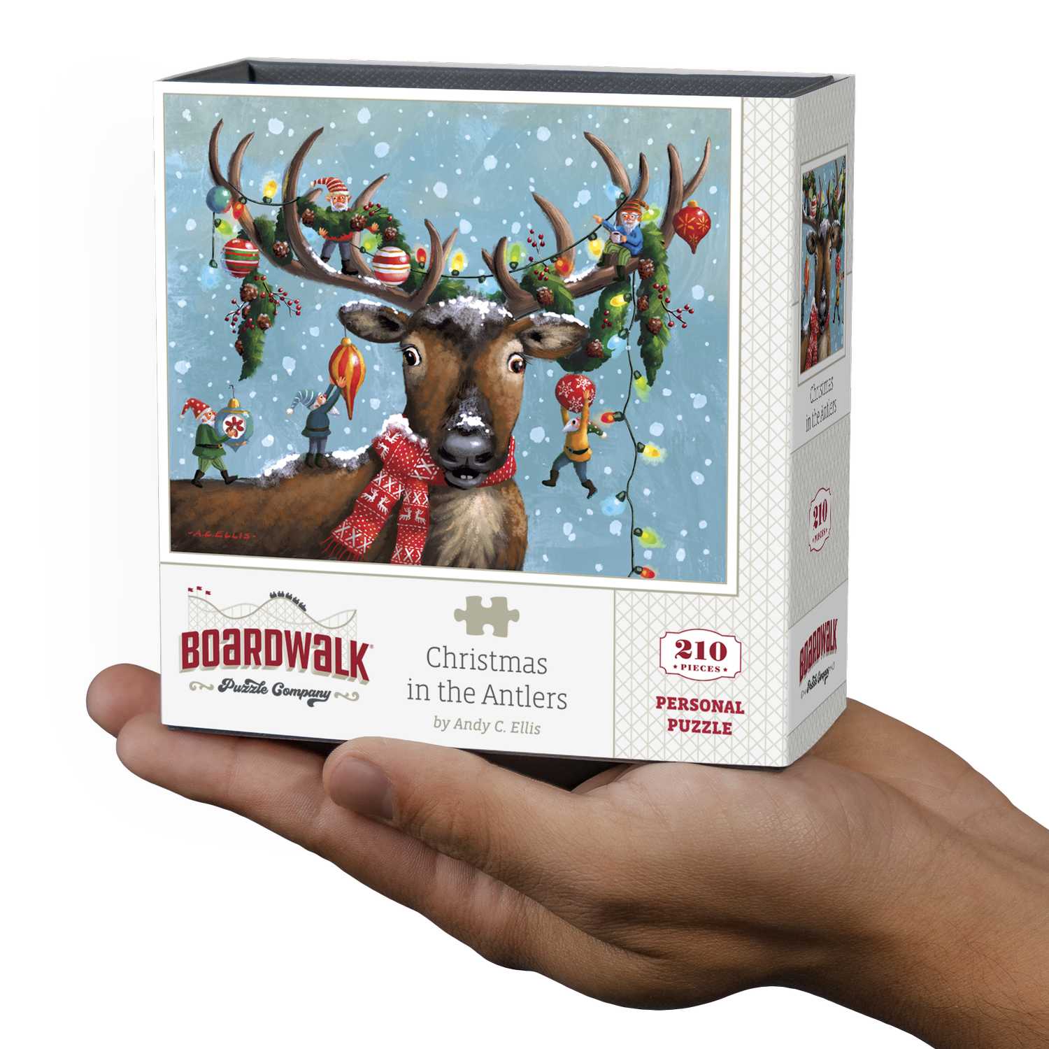 Christmas in the Antlers | 210 Piece Personal Puzzle