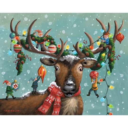 Christmas in the Antlers - 500 Piece