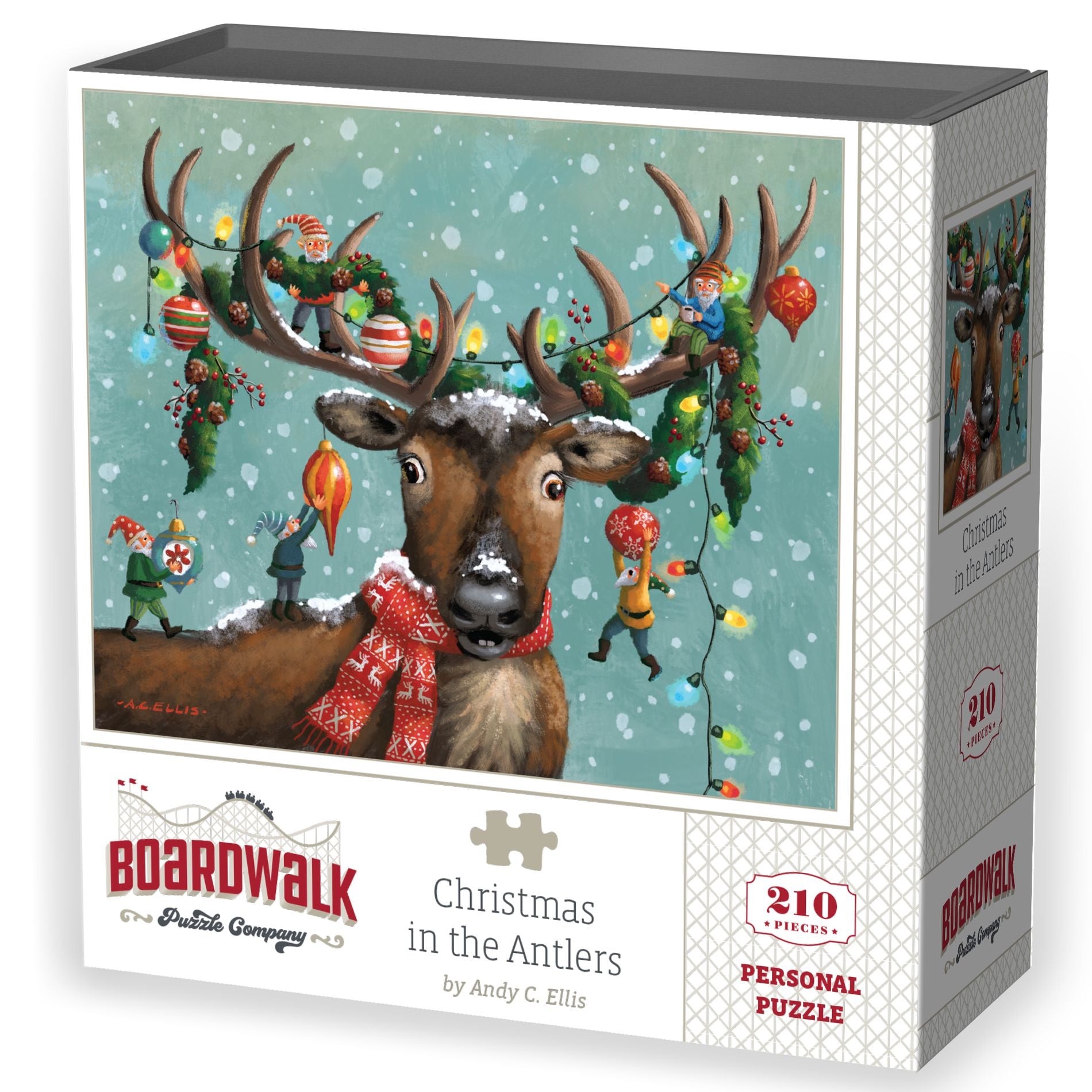 Christmas in the Antlers | 210 Piece Personal Puzzle