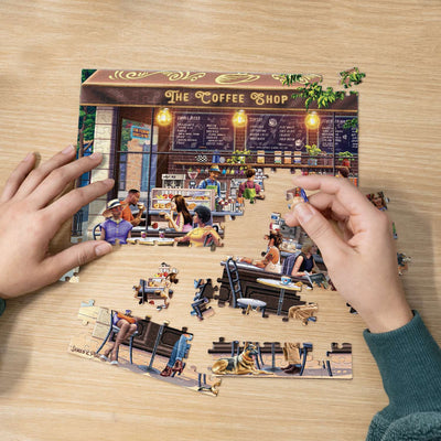 Coffee Shop | 210 Piece Personal Puzzle