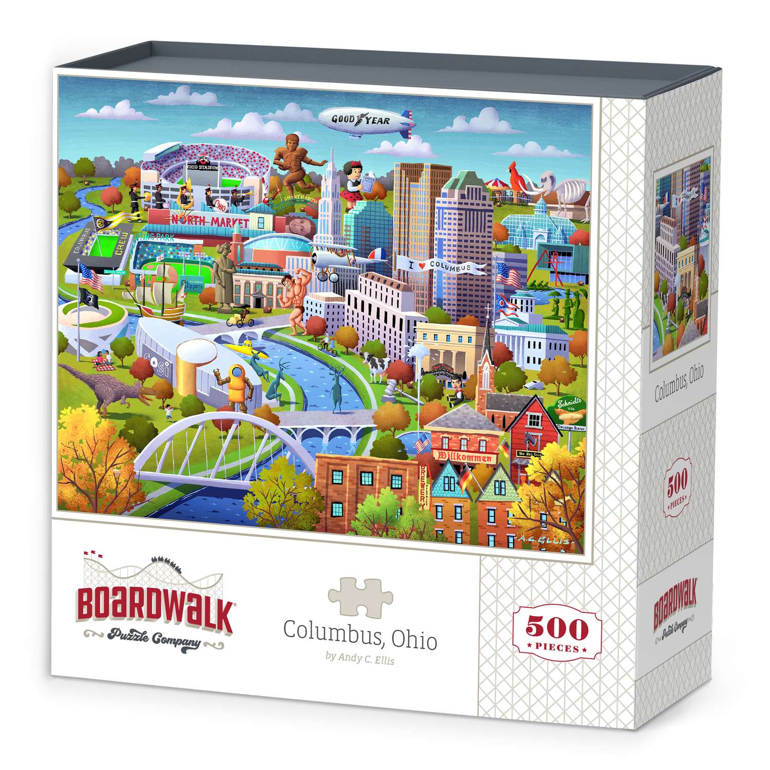 Columbus, Ohio | 500 Piece Boardwalk Jigsaw Puzzle