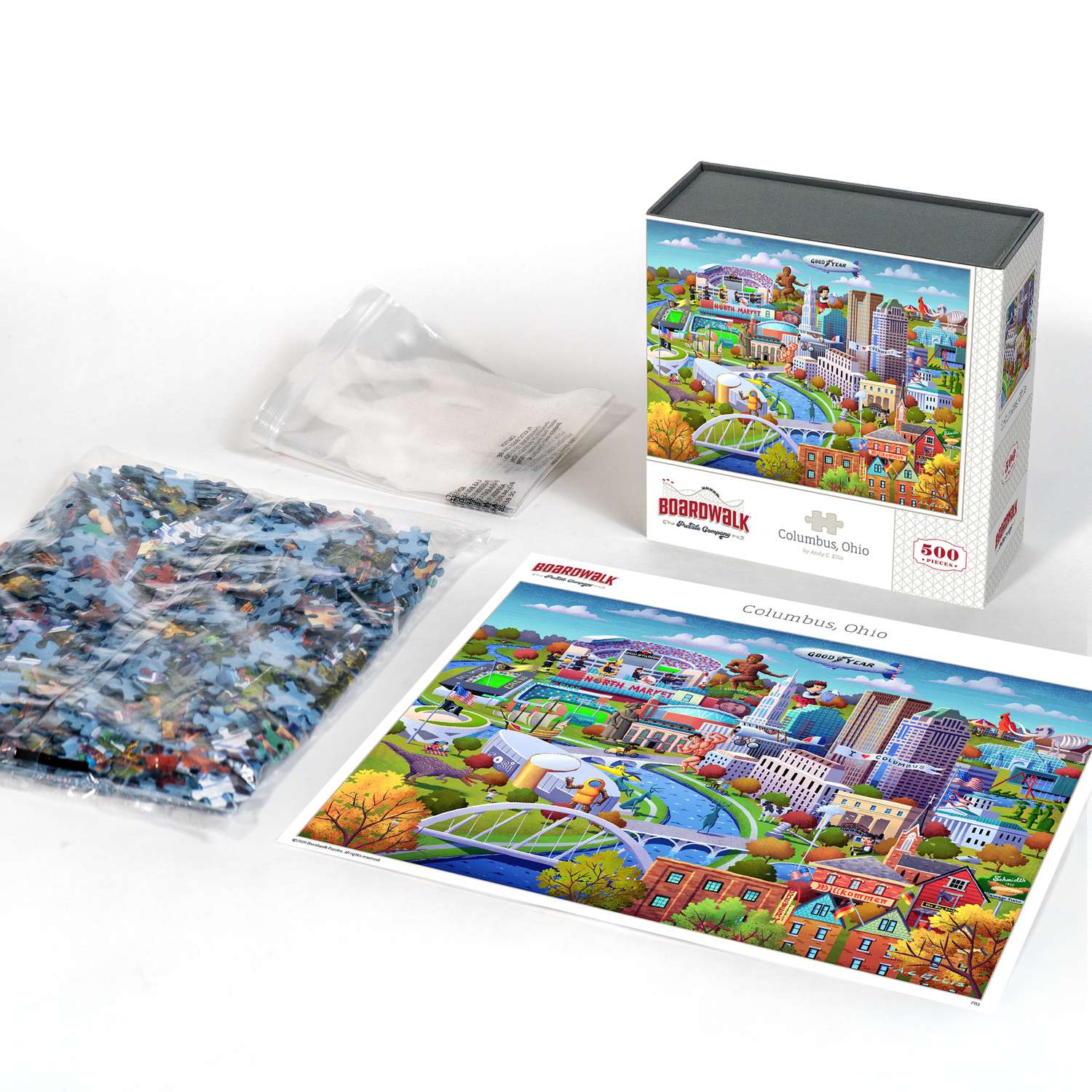 Columbus, Ohio | 500 Piece Boardwalk Jigsaw Puzzle