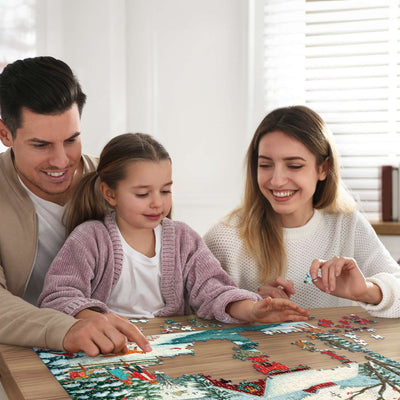 Covered Bridge Christmas | 500 Piece