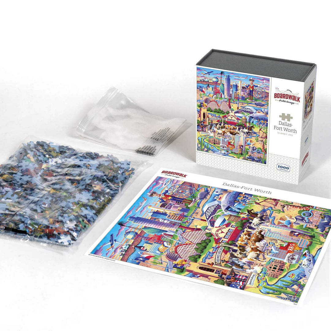 Dallas-Fort Worth - 1000 Piece