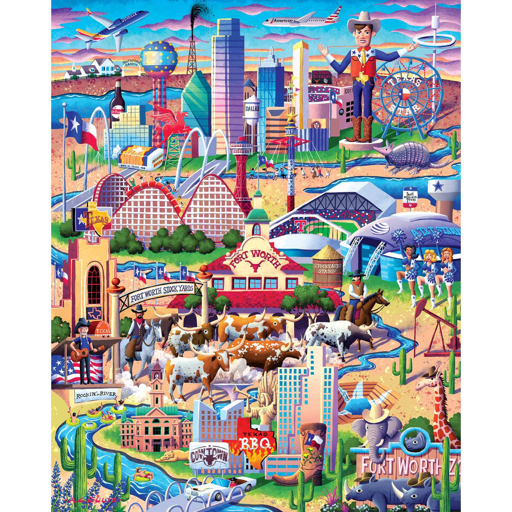 Dallas - Fort Worth - Personal Puzzle - 210 Piece