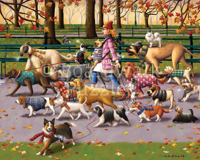 Dog Walker | 210 Piece Personal Puzzle