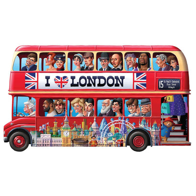 Double-Decker Bus | Luxury Wood Puzzle