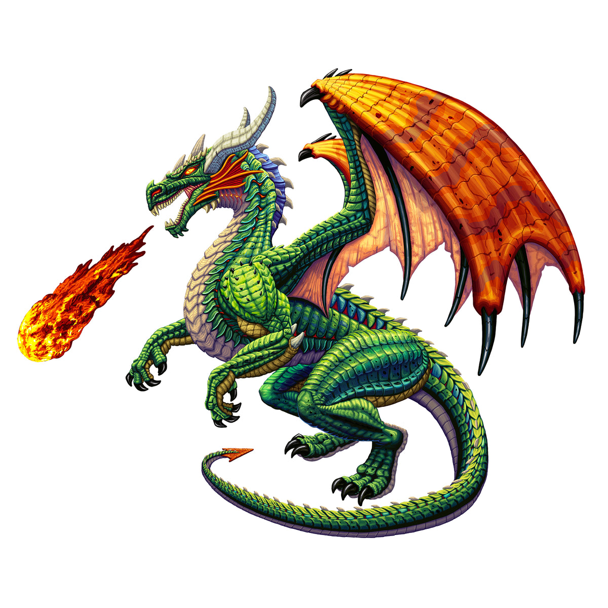Dragon | Luxury Wood Puzzle - Jumbo Size