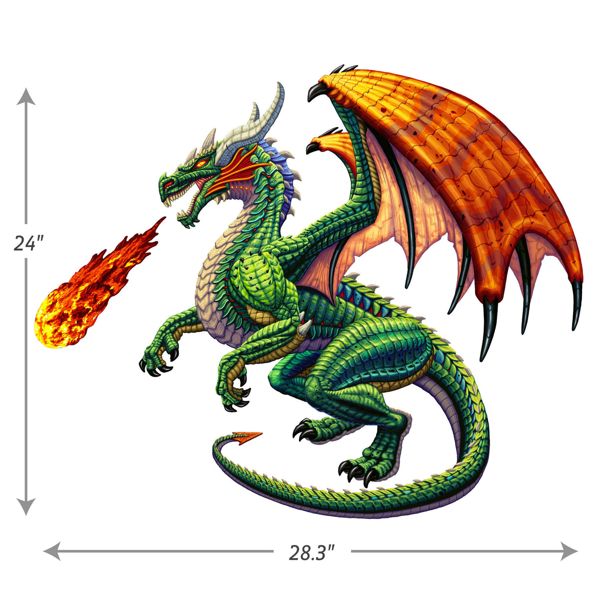 Dragon | Luxury Wood Puzzle - Jumbo Size