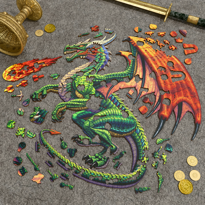 Dragon | Luxury Wood Puzzle - Jumbo Size