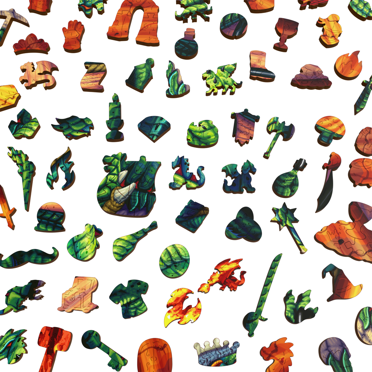 Dragon | Luxury Wood Puzzle - Jumbo Size
