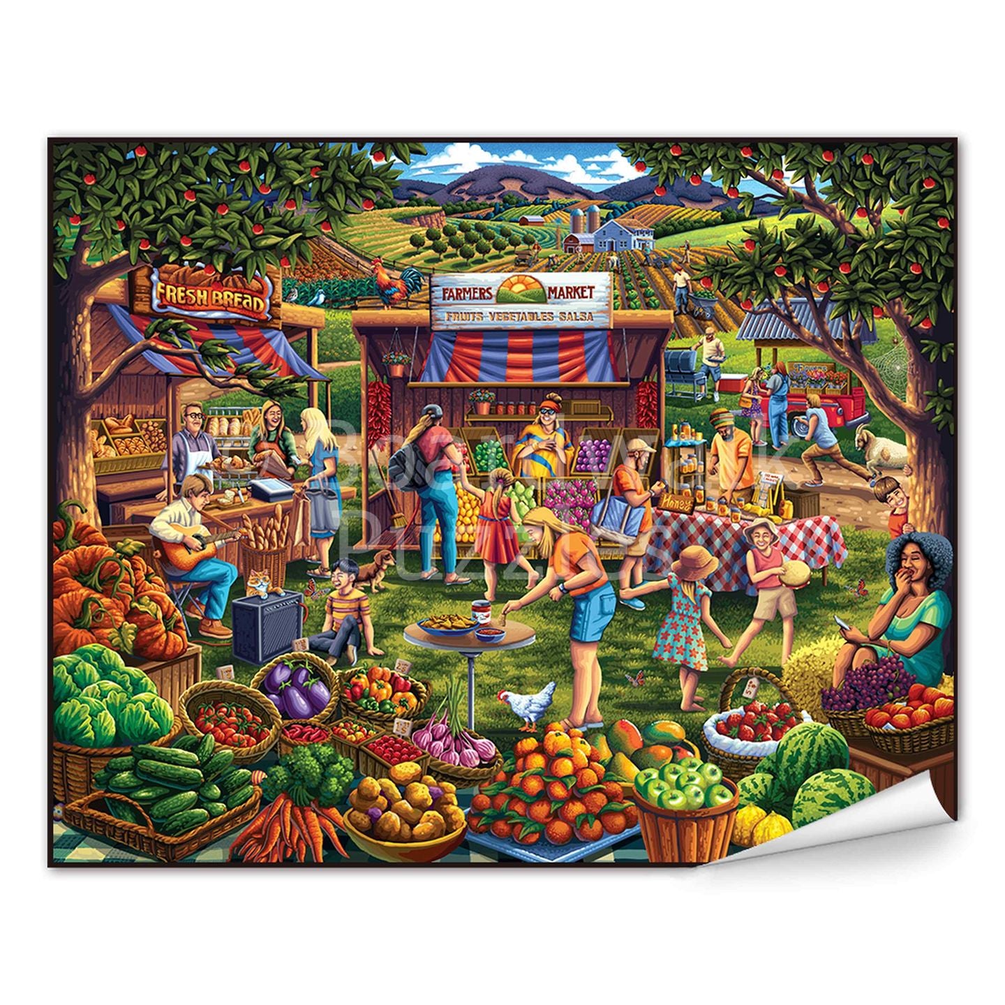 Farmers Market - Boardwalk Fine Art