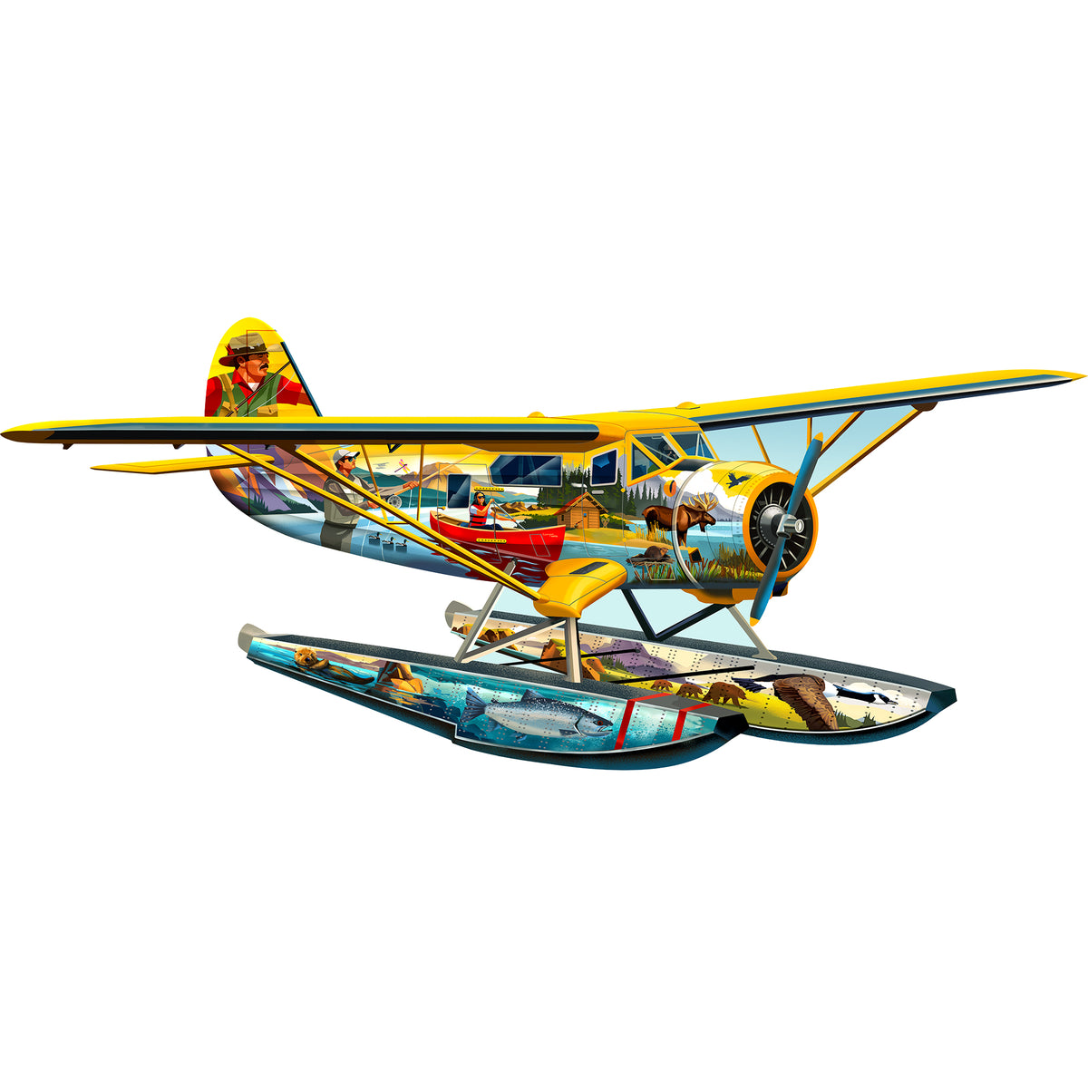 Floatplane | Luxury Wood Puzzle - Large Size