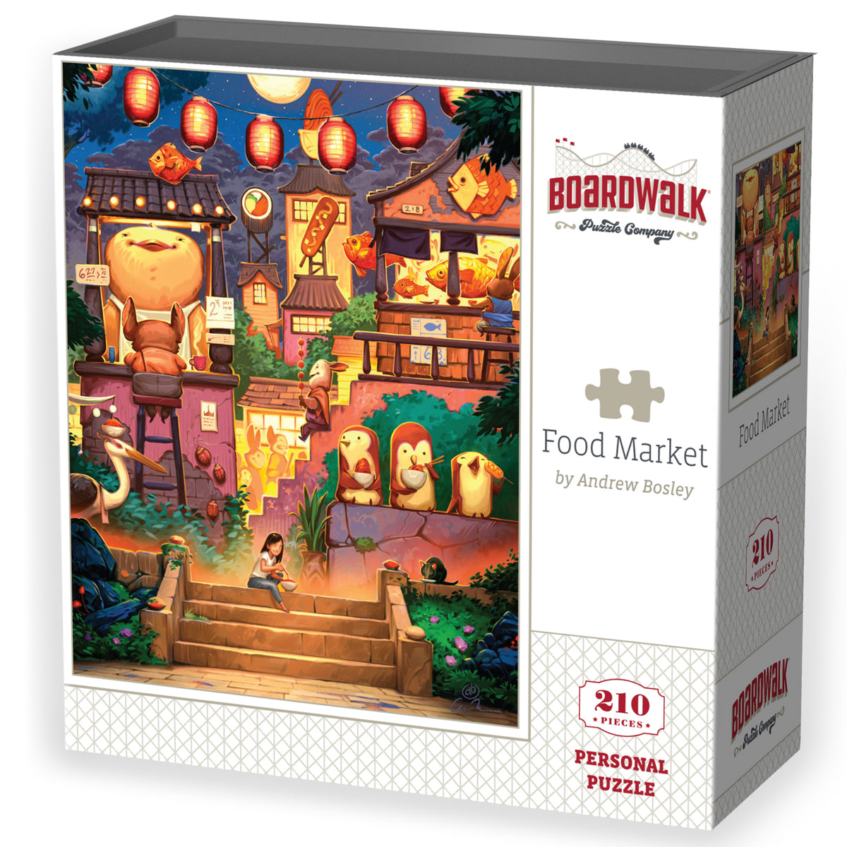 Food Market | 210 Piece Personal Puzzle