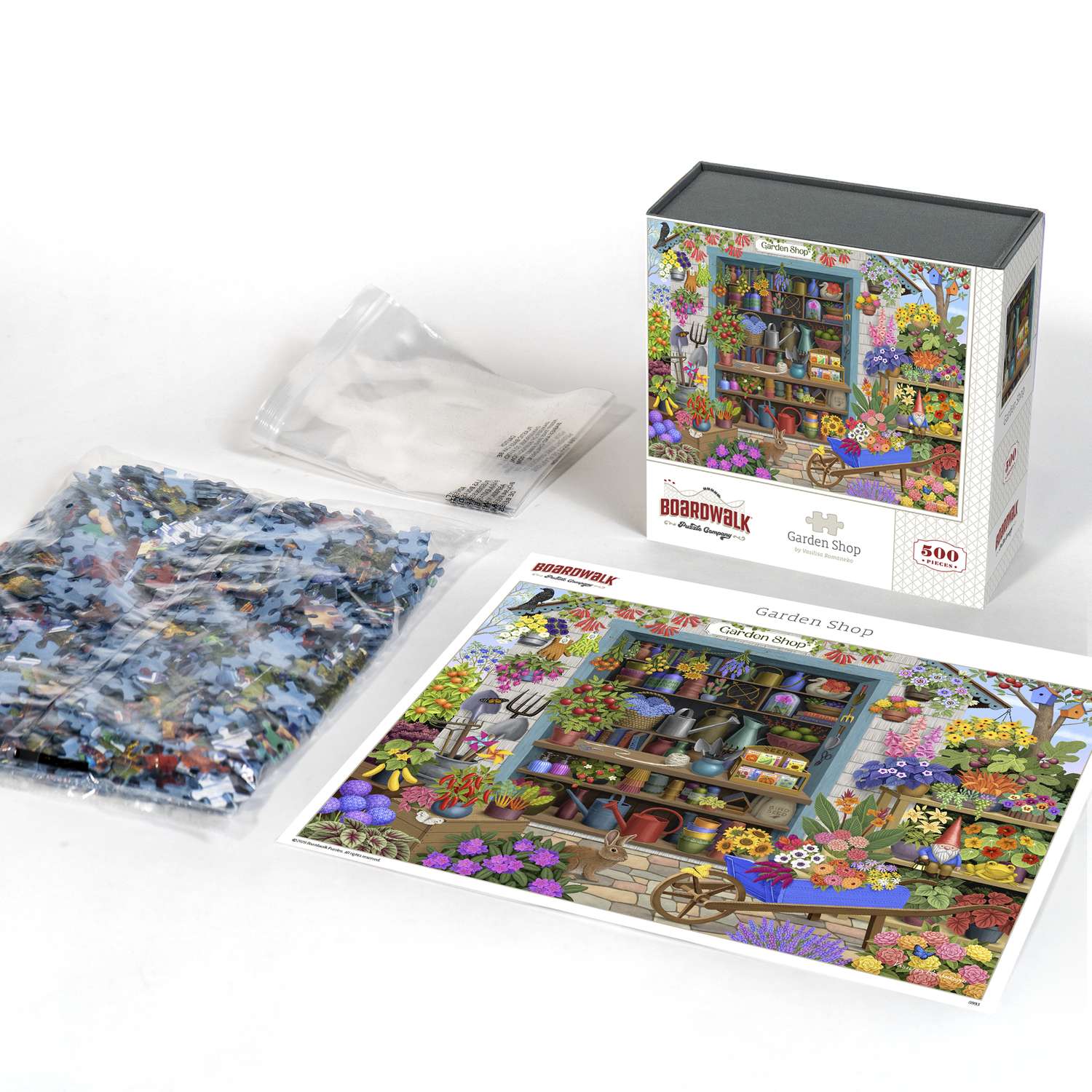 ポップコーンページ Garden Shop | 500 Piece Boardwalk Jigsaw Puzzle