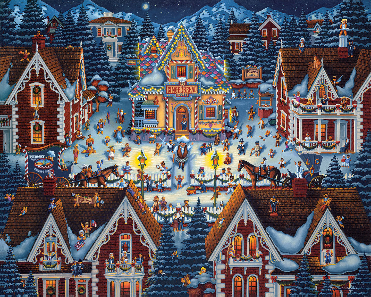 Gingerbread House | 210 Piece Personal Puzzle