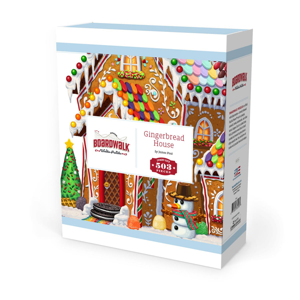 Gingerbread House | Luxury Wood Puzzle - Jumbo Size