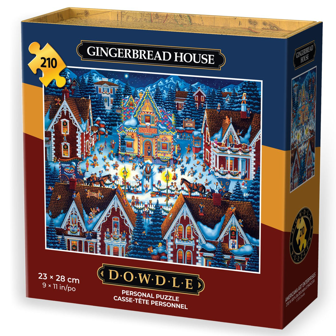 Gingerbread House - Personal Puzzle - 210 Piece