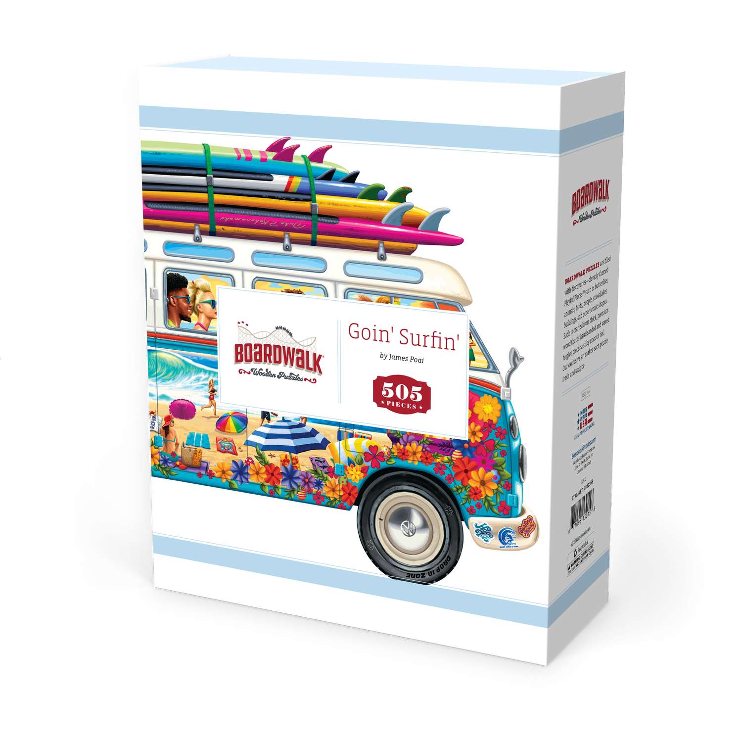 Goin' Surfin' | Luxury Wood Puzzle