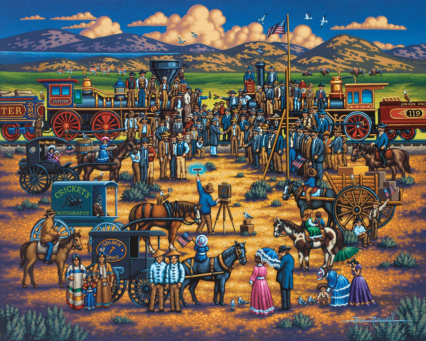 Golden Spike | 210 Piece Personal Puzzle