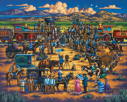 Golden Spike | 210 Piece Personal Puzzle