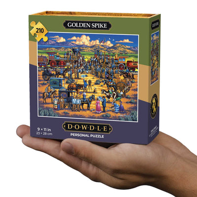 Golden Spike | 210 Piece Personal Puzzle
